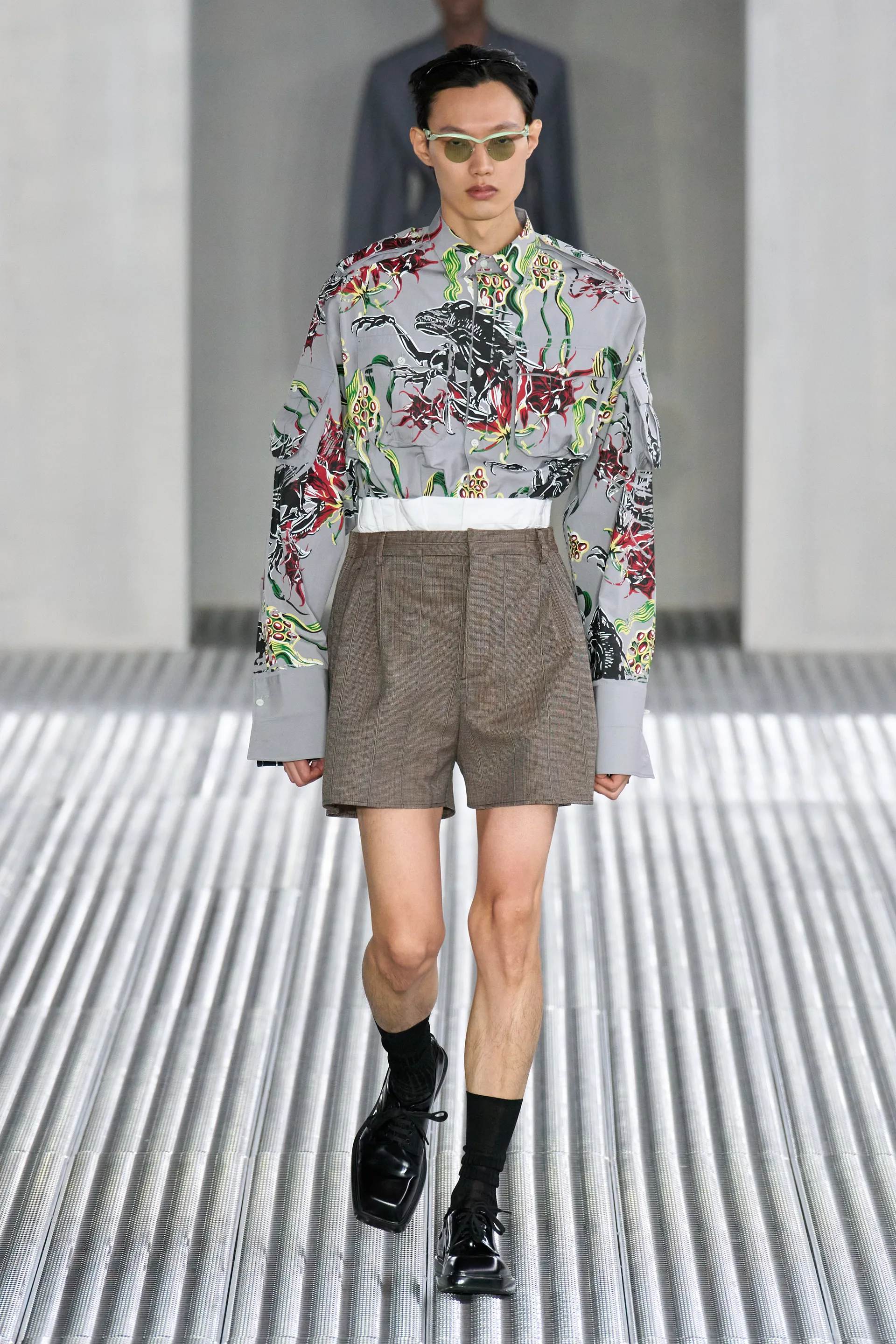 服装设计，Prada 2024春夏男装