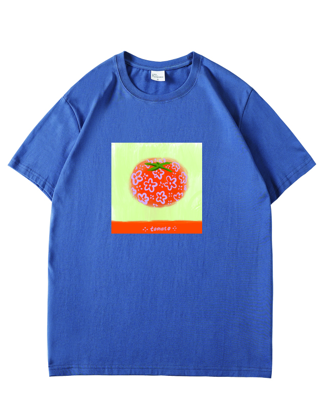 服装效果图-花纹番茄 植物 花型图案