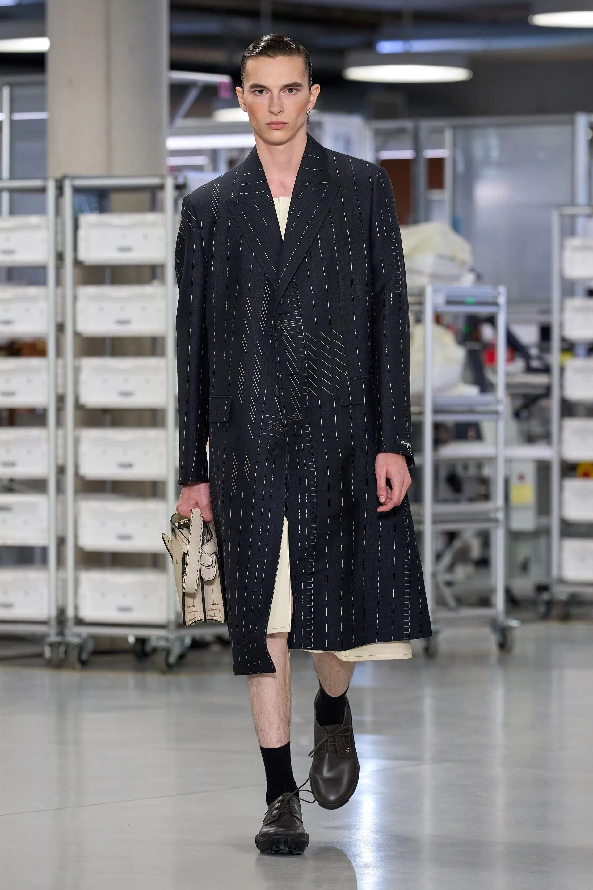 服装设计图，fendi2024春夏男装系列