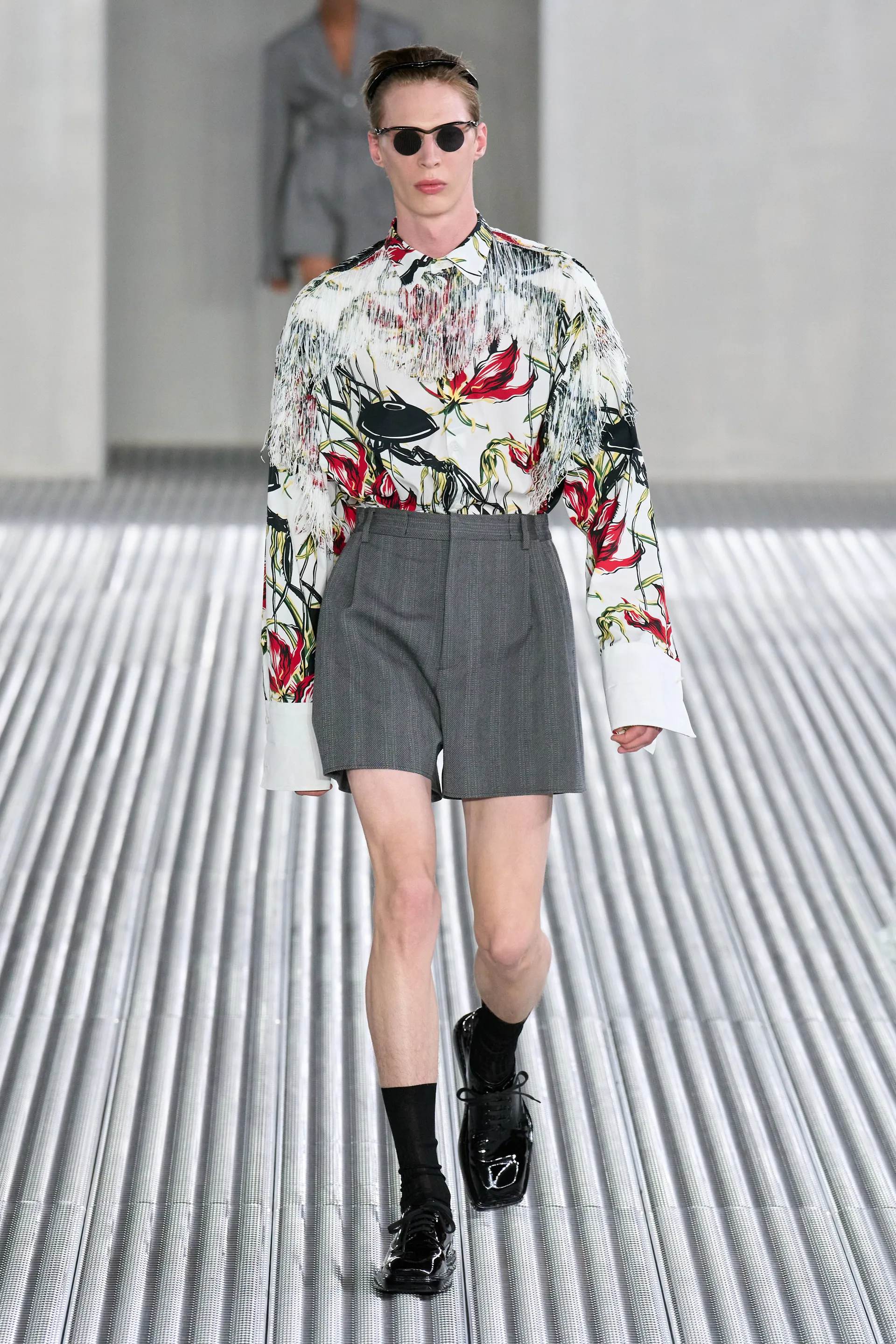 服装设计，Prada 2024春夏男装