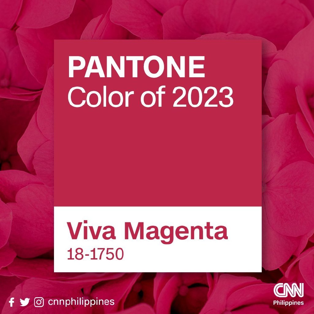 流行趋势 | 洋红万岁，潘通发布2023年度流行色彩