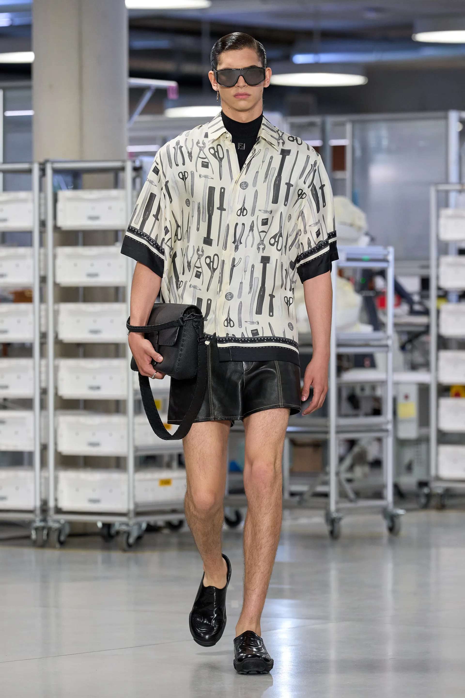 服装设计图，fendi2024春夏男装系列