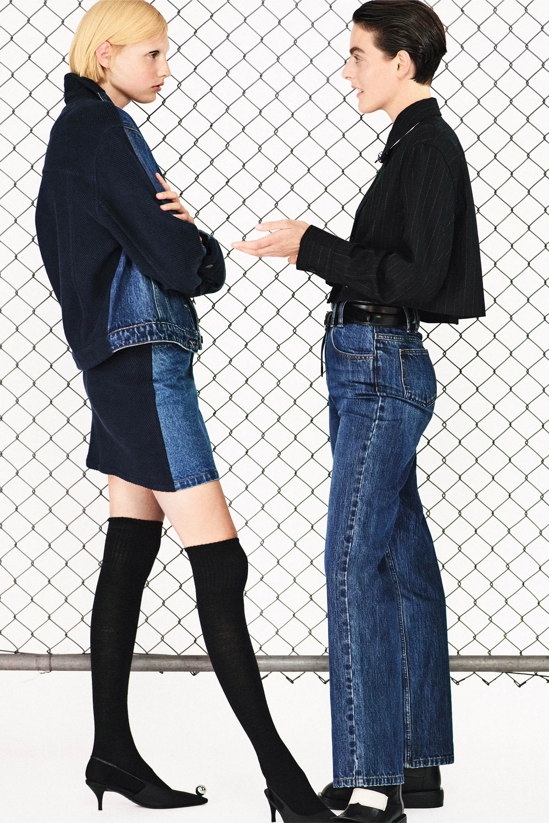 Calvin Luo2023春夏系列，丹宁面料，双面牛仔裤设计