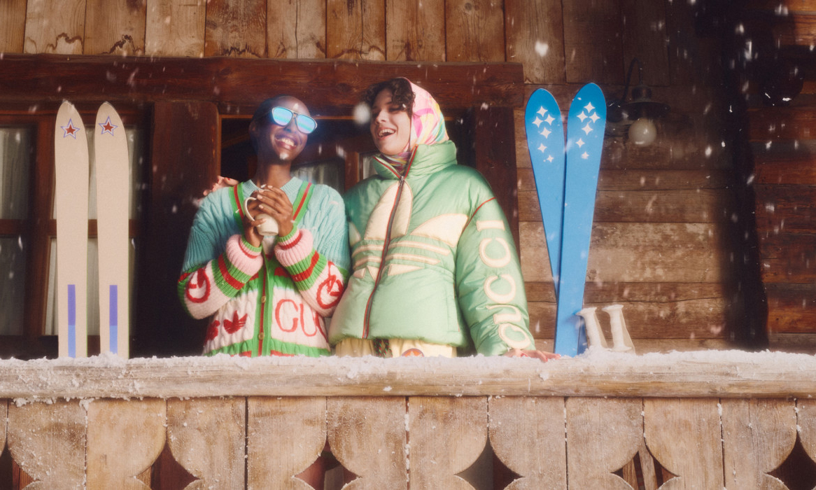 针织衫、羽绒服装备齐全，Gucci X Adidas 滑雪系列闪耀冬季