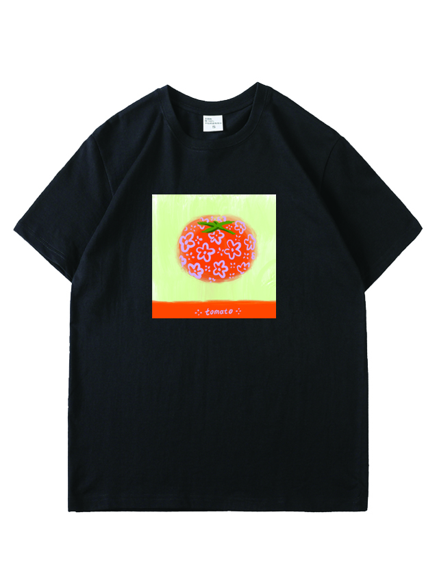服装效果图-花纹番茄 植物 花型图案