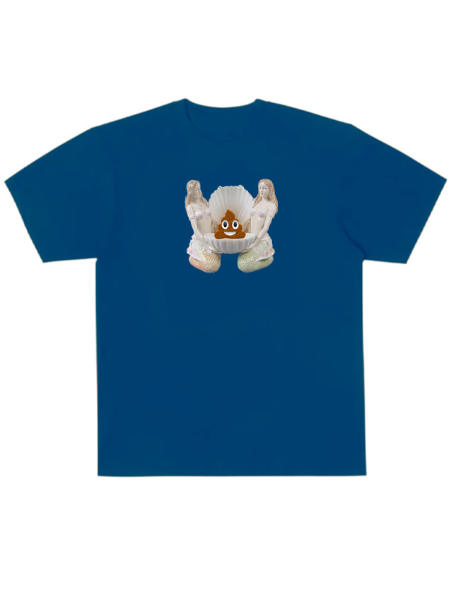 服装效果图-美人鱼与emoji 个性 花型图案