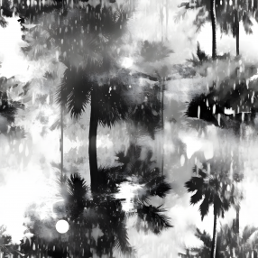 水墨 树林