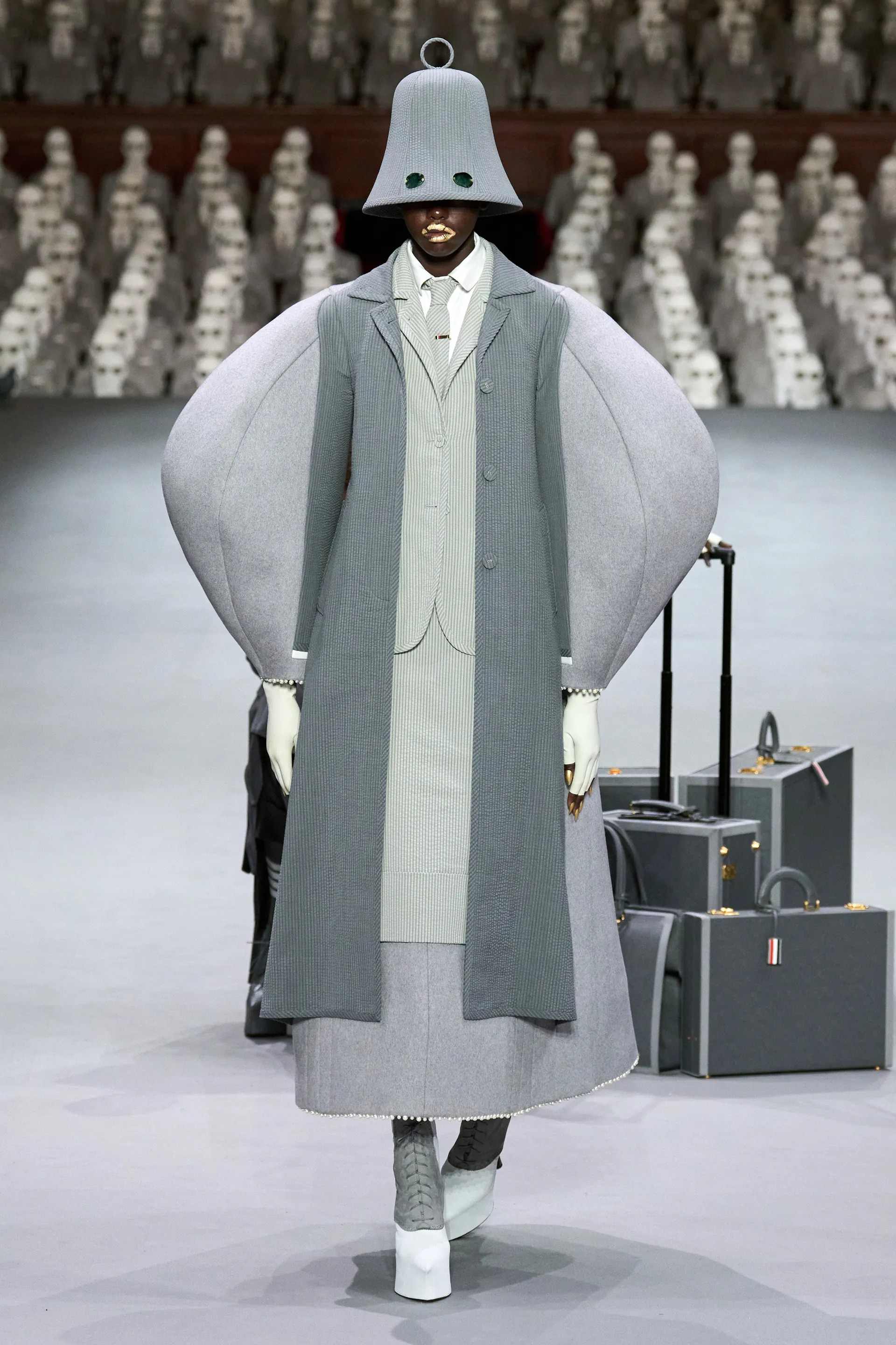 服装设计图，Thom Browne2023秋冬高定系列