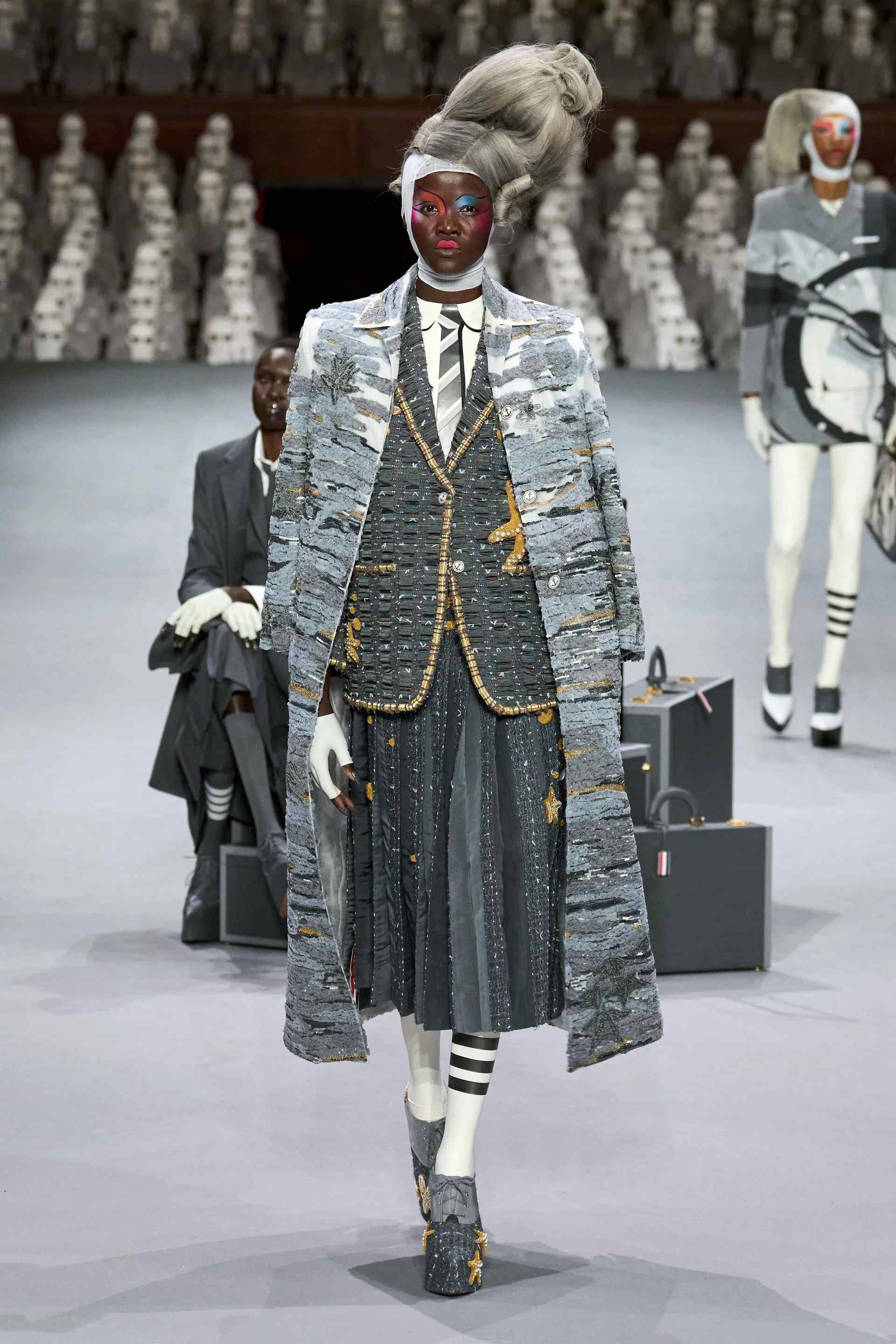 服装设计图，Thom Browne2023秋冬高定系列