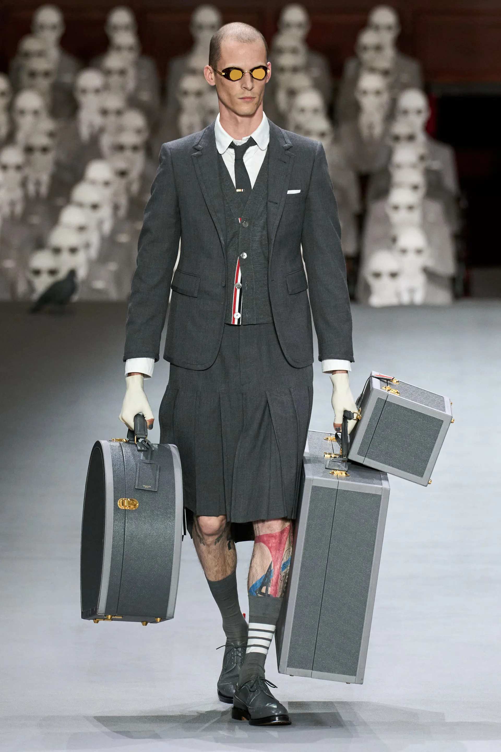 服装设计图，Thom Browne2023秋冬高定系列