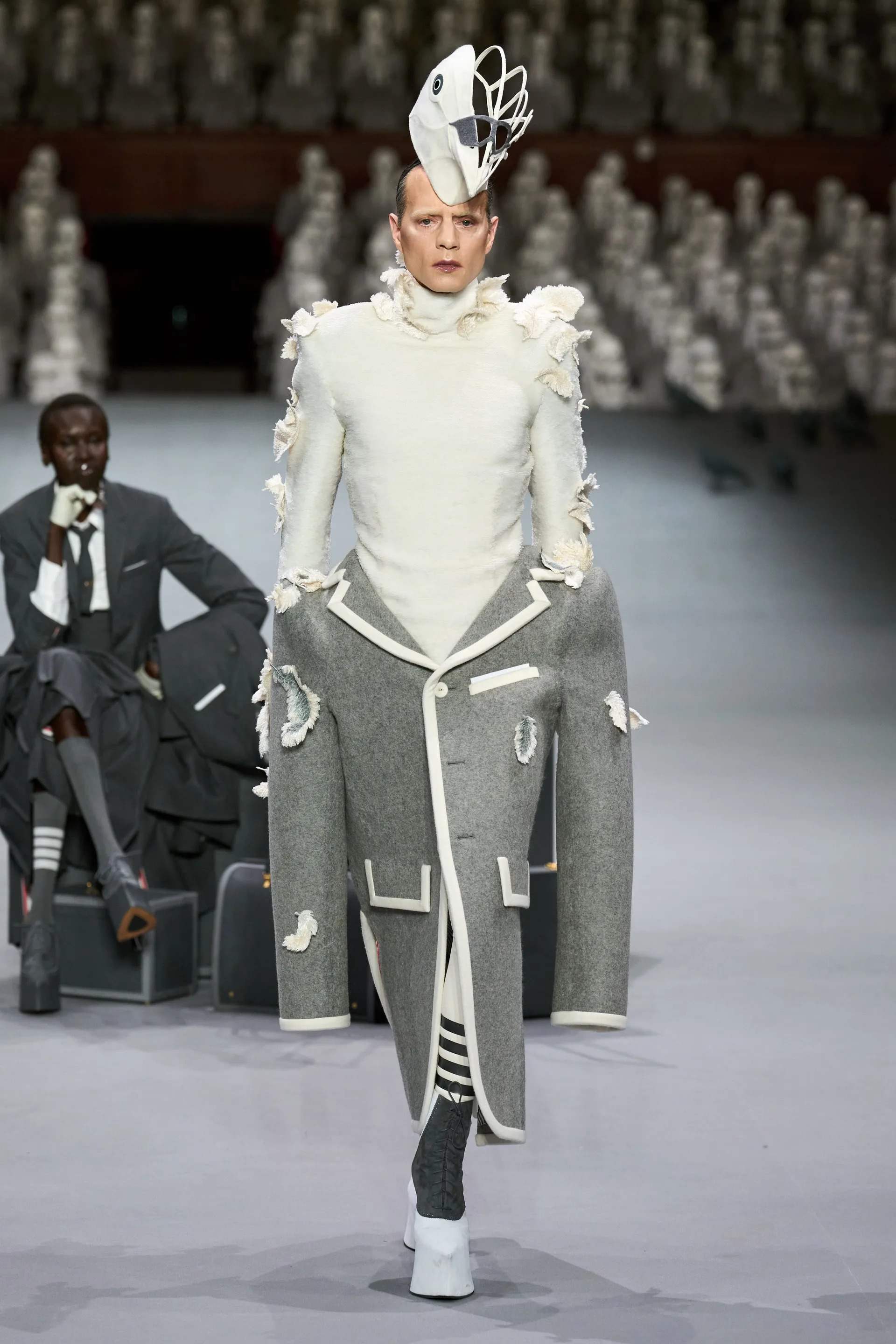 服装设计图，Thom Browne2023秋冬高定系列