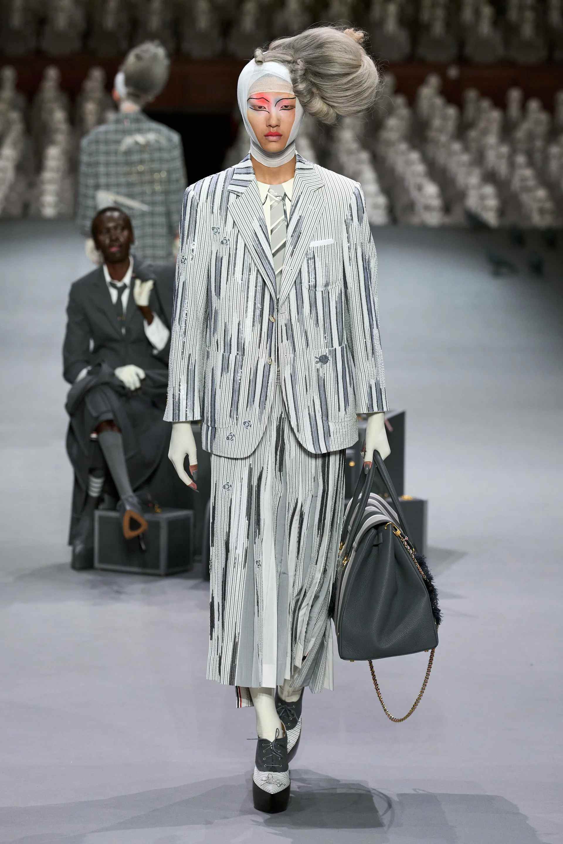 服装设计图，Thom Browne2023秋冬高定系列