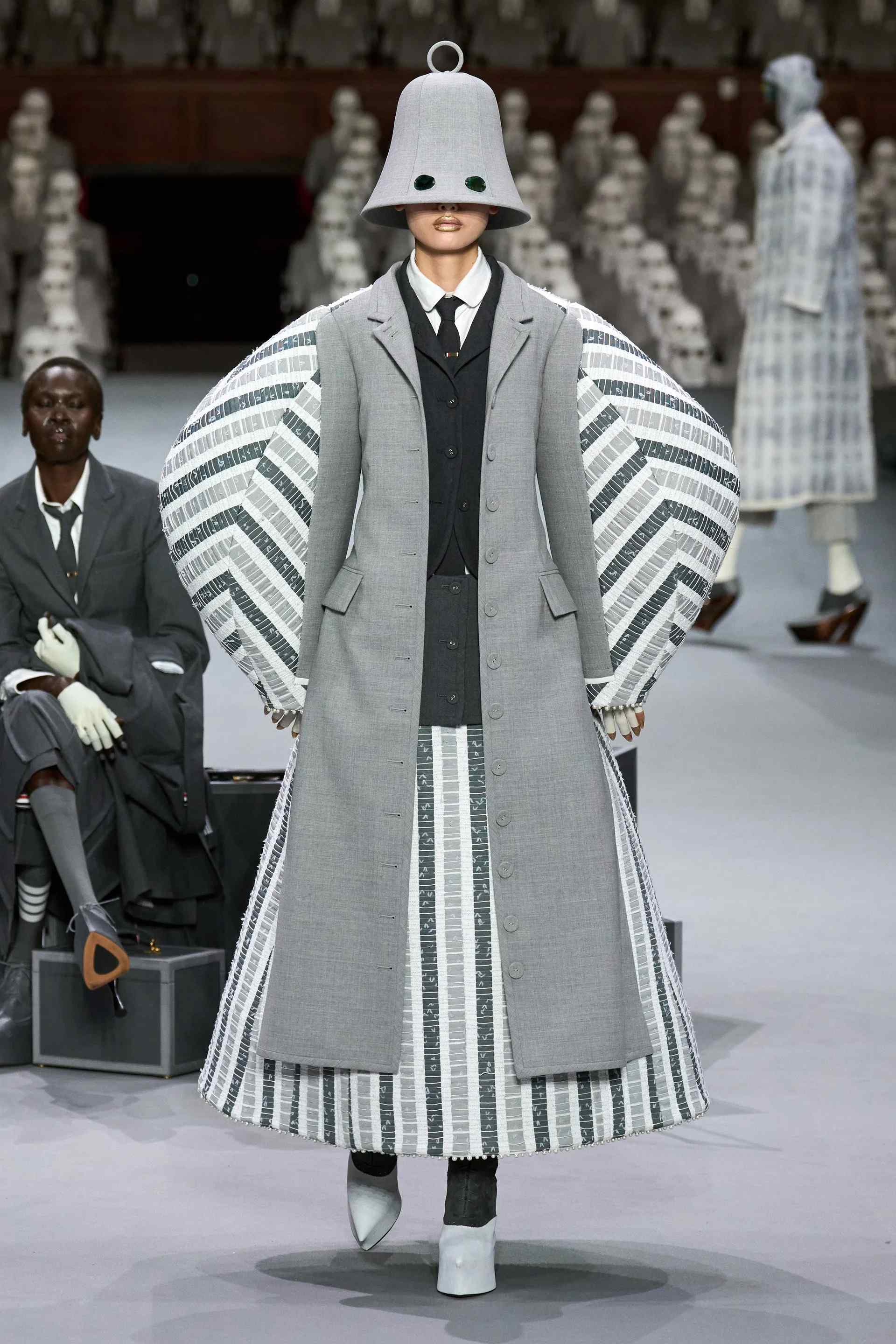 服装设计图，Thom Browne2023秋冬高定系列