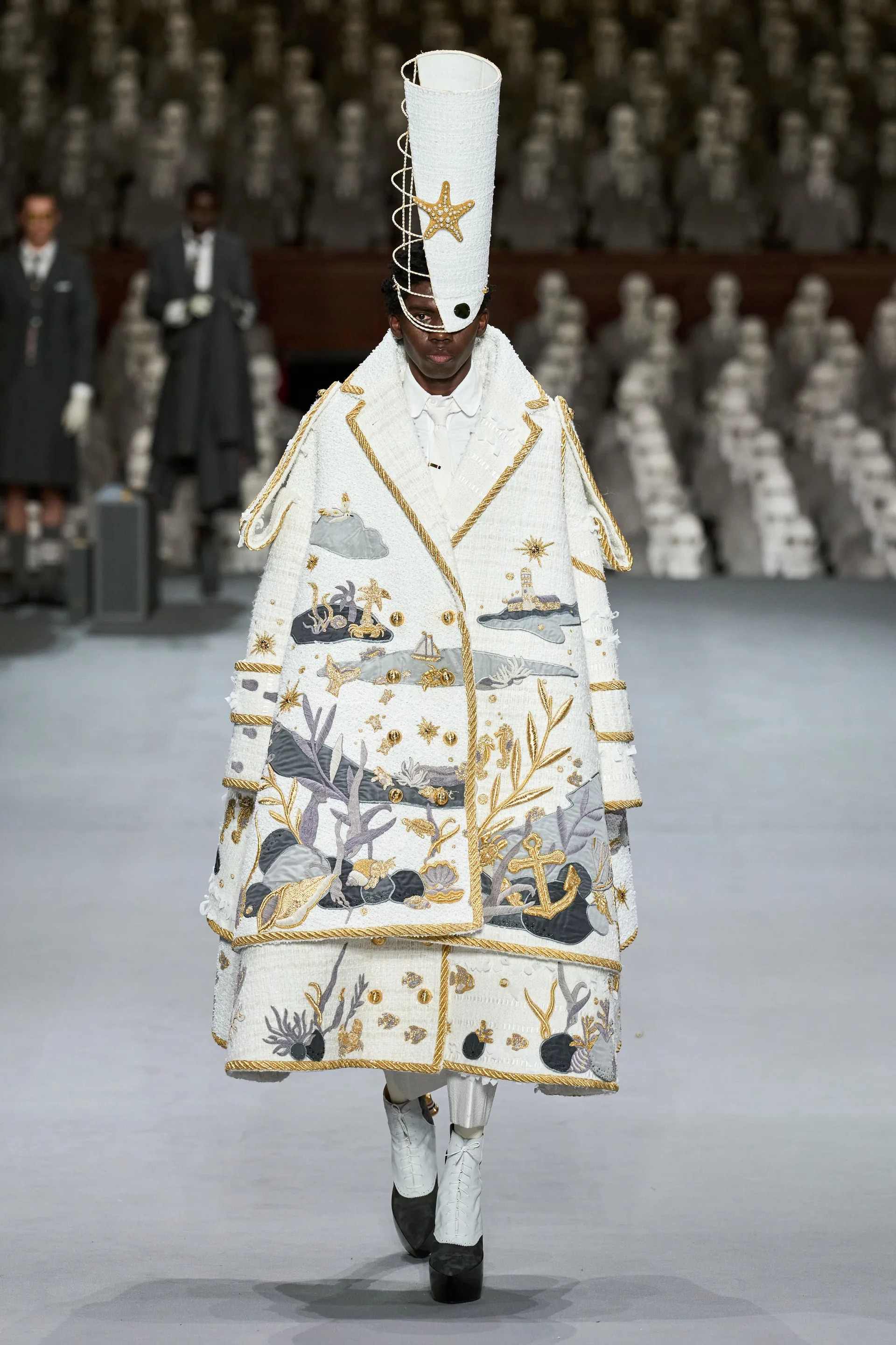 服装设计图，Thom Browne2023秋冬高定系列