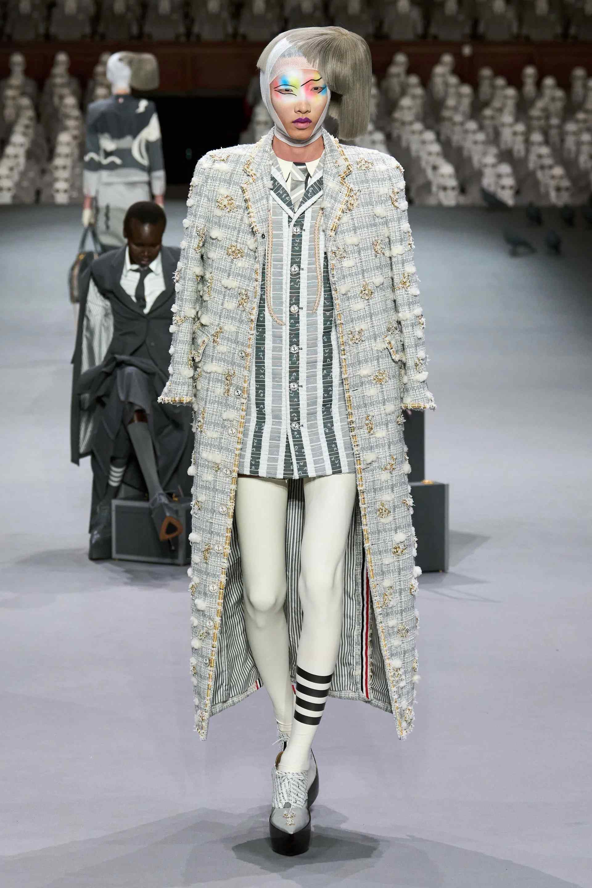 服装设计图，Thom Browne2023秋冬高定系列