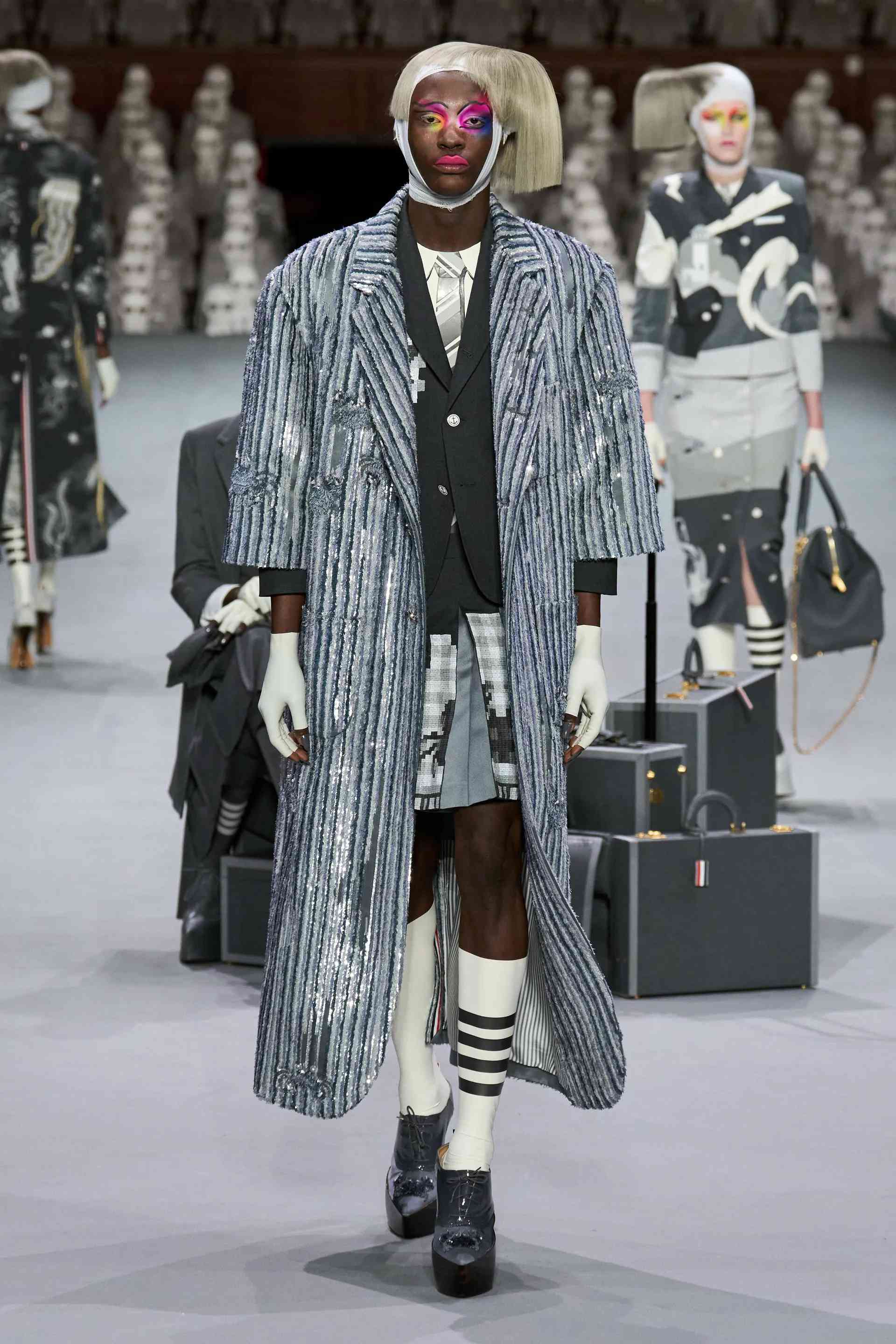 服装设计图，Thom Browne2023秋冬高定系列