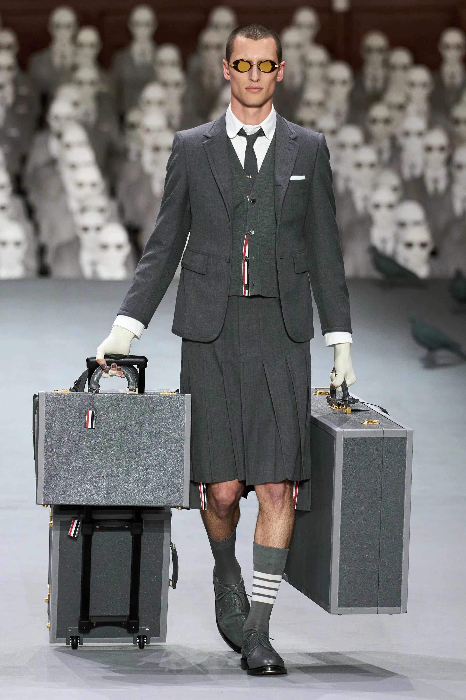 服装设计图，Thom Browne2023秋冬高定系列