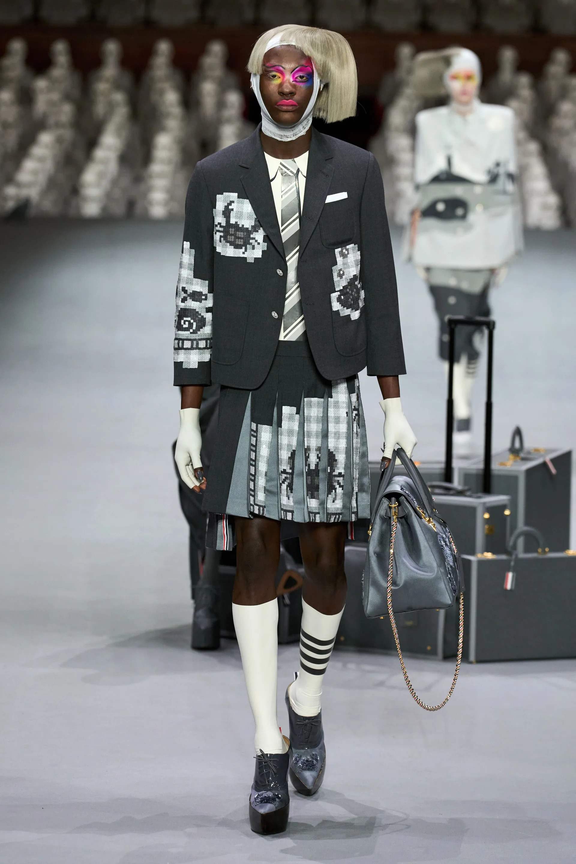 服装设计图，Thom Browne2023秋冬高定系列