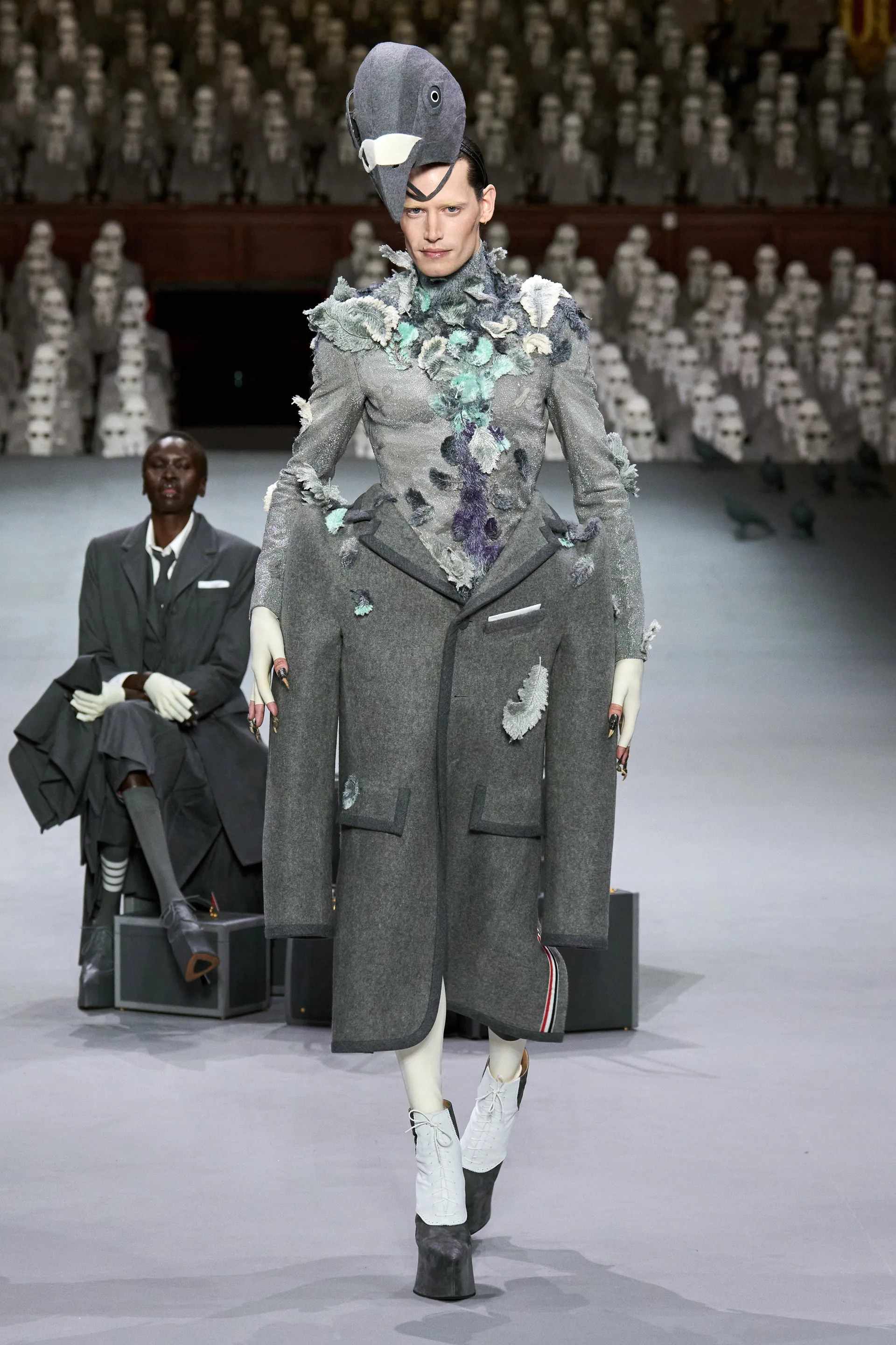 服装设计图，Thom Browne2023秋冬高定系列