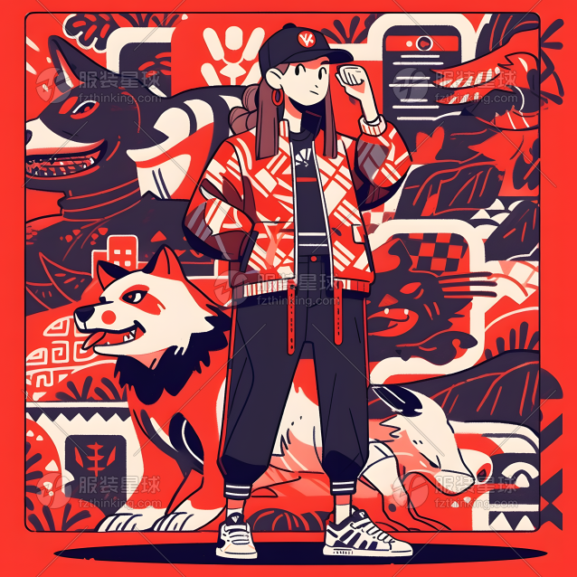 少女与狗