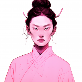粉红国潮女孩2