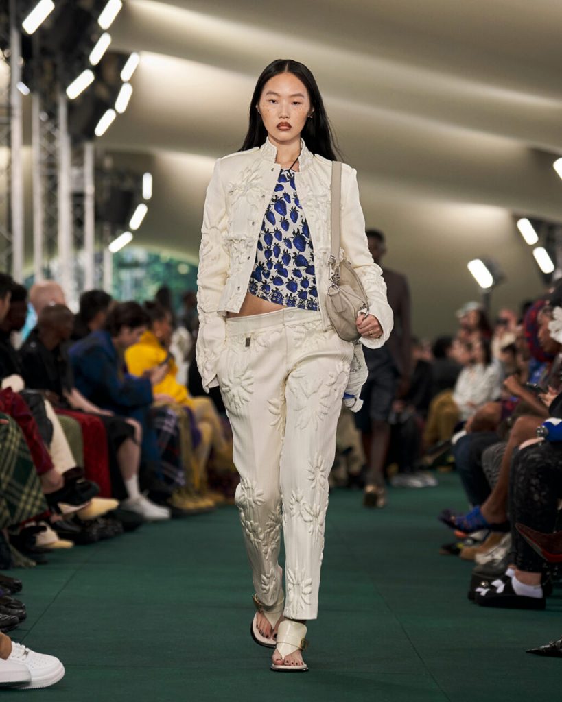 burberry2024春夏系列，服装设计图