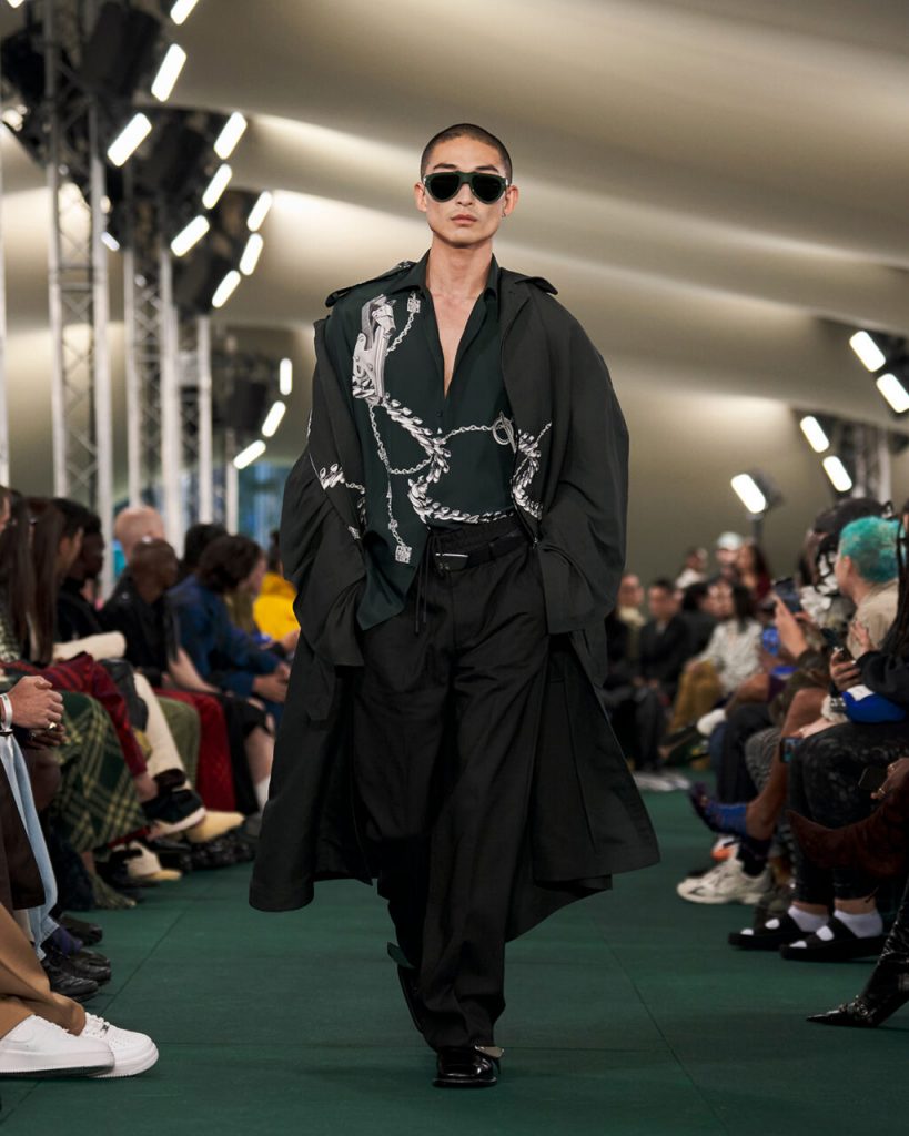 burberry2024春夏系列，服装设计图