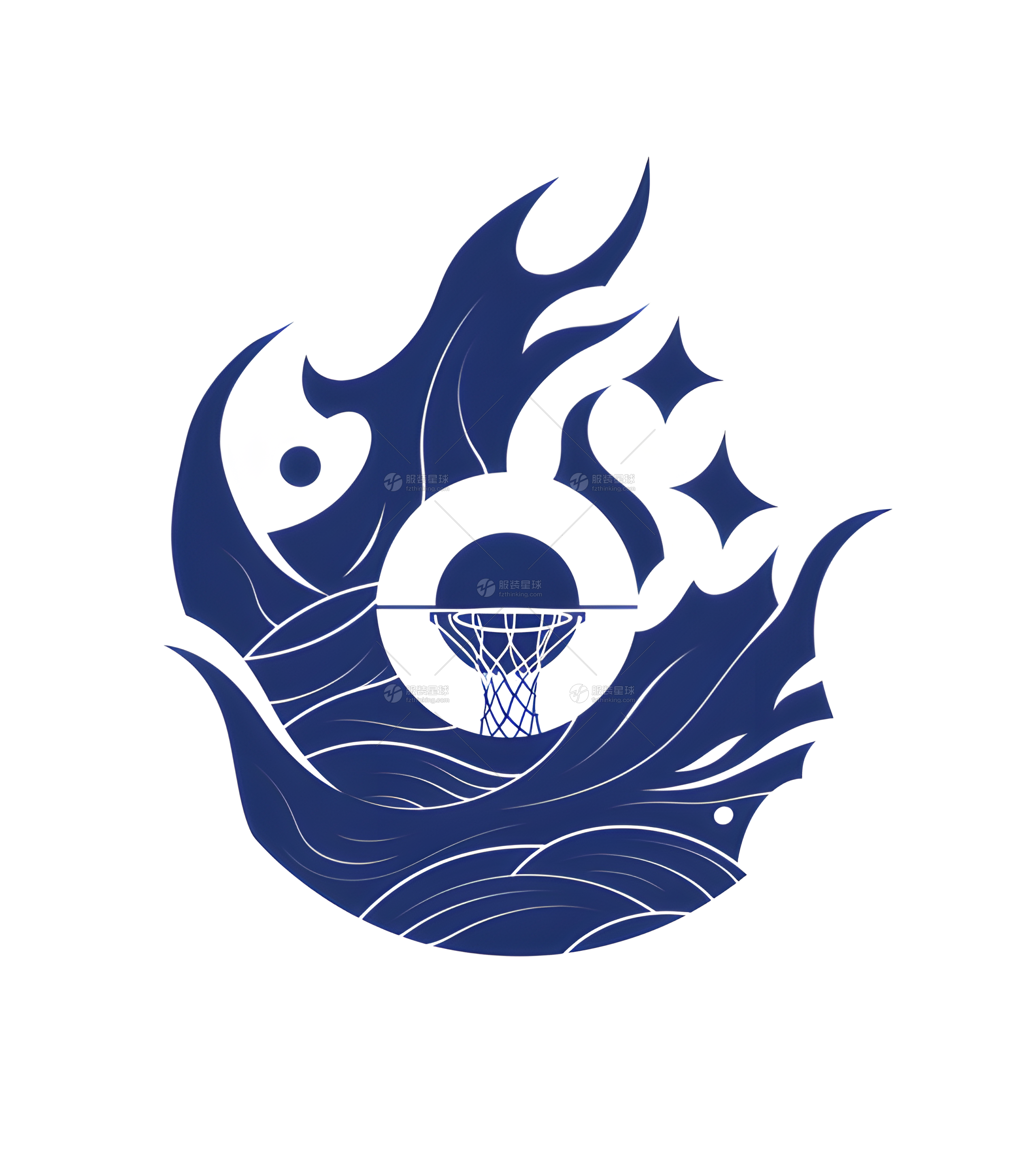 篮球图案