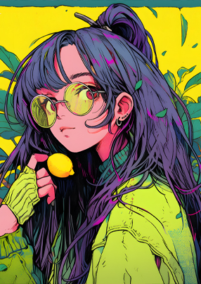 韩漫少女漫画柠檬女头