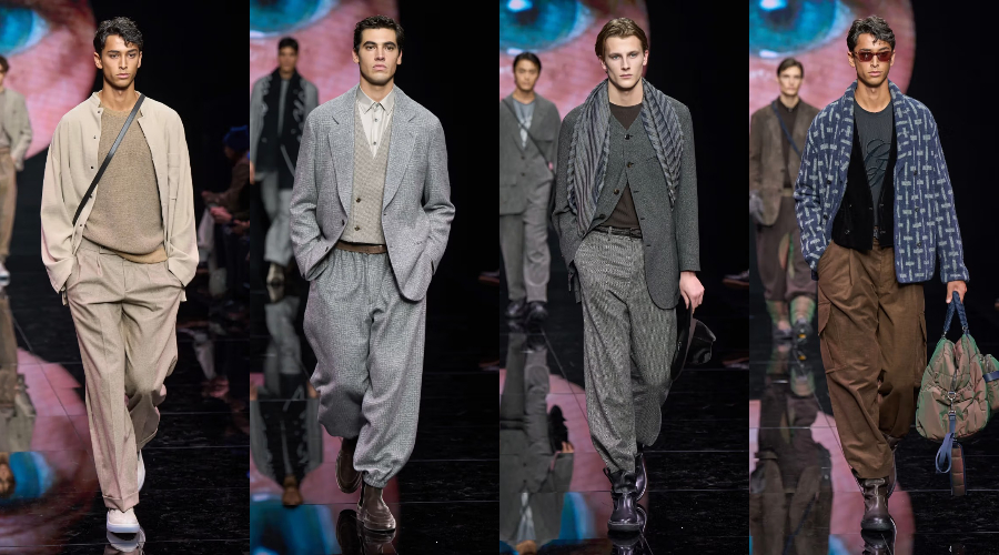 Giorgio Armani 2024秋冬男装，服装设计