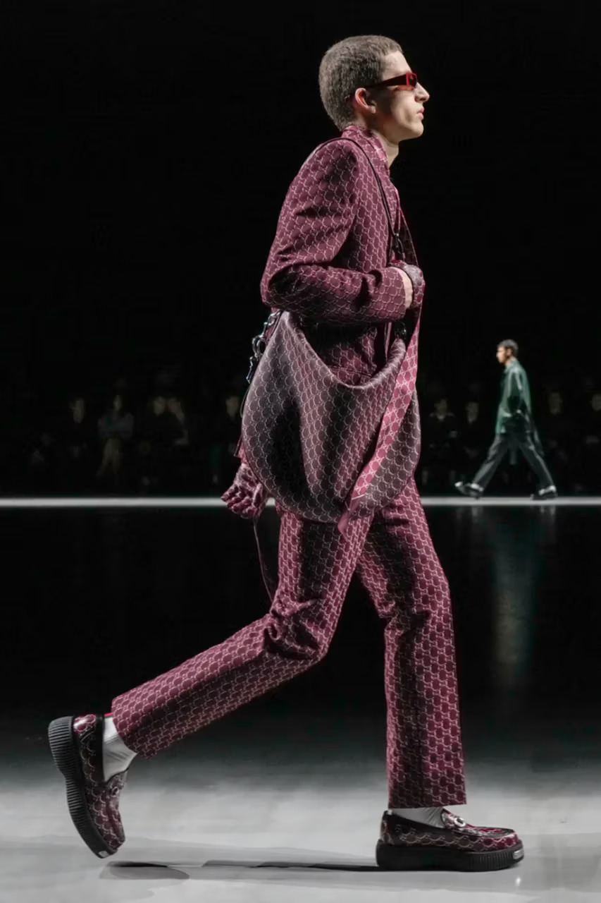 GUCCI 2024秋冬男装，服装设计