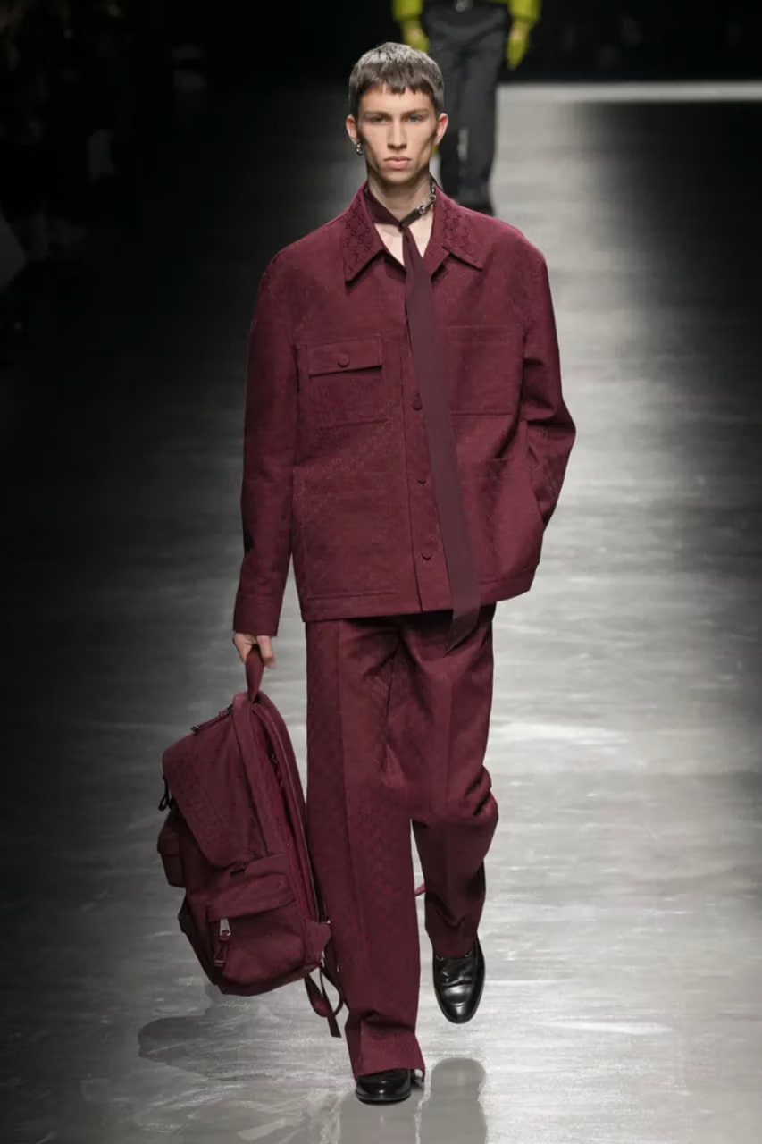 GUCCI 2024秋冬男装，服装设计