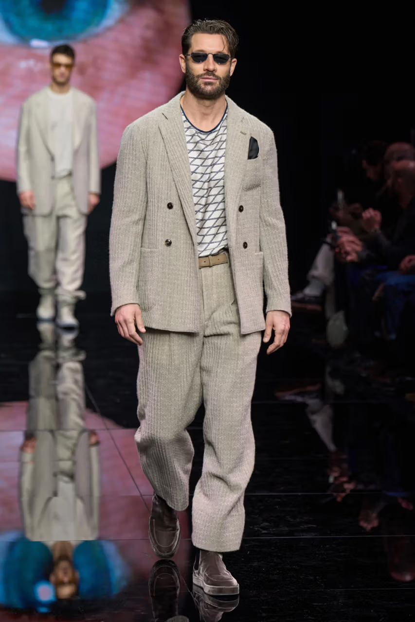 Giorgio Armani 2024秋冬男装，服装设计
