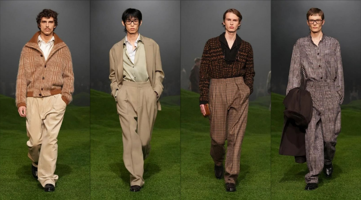 Zegna 2025秋冬男装系列，时尚男装设计