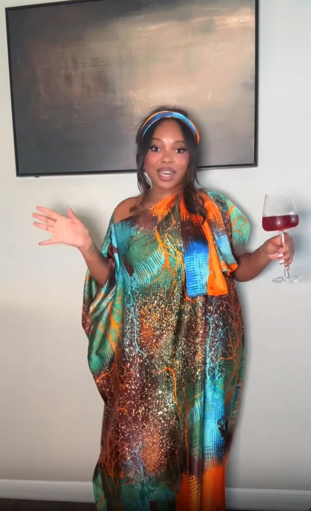 非洲印花长袍TikTok Shop美区月销3.8w件