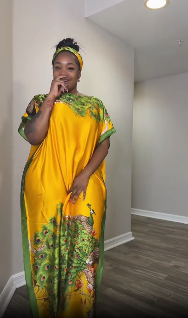 服装跨境电商,非洲印花长袍TikTok Shop美区月销3.8w件