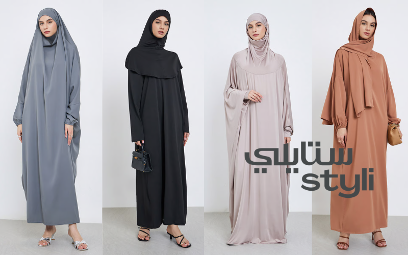 中东服装跨境电商，中东女装abaya