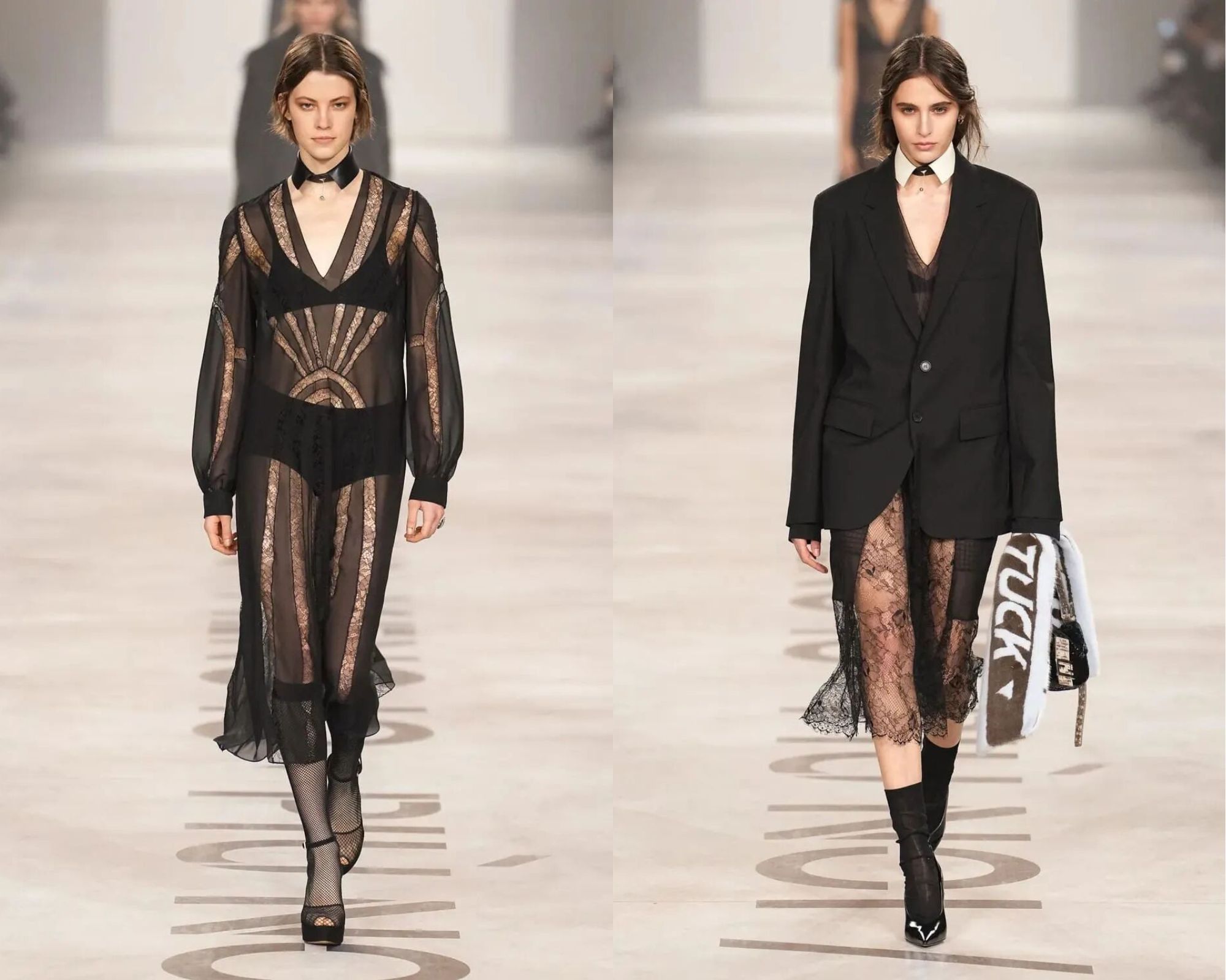 米兰时装周服装设计,FENDI 2026秋冬系列