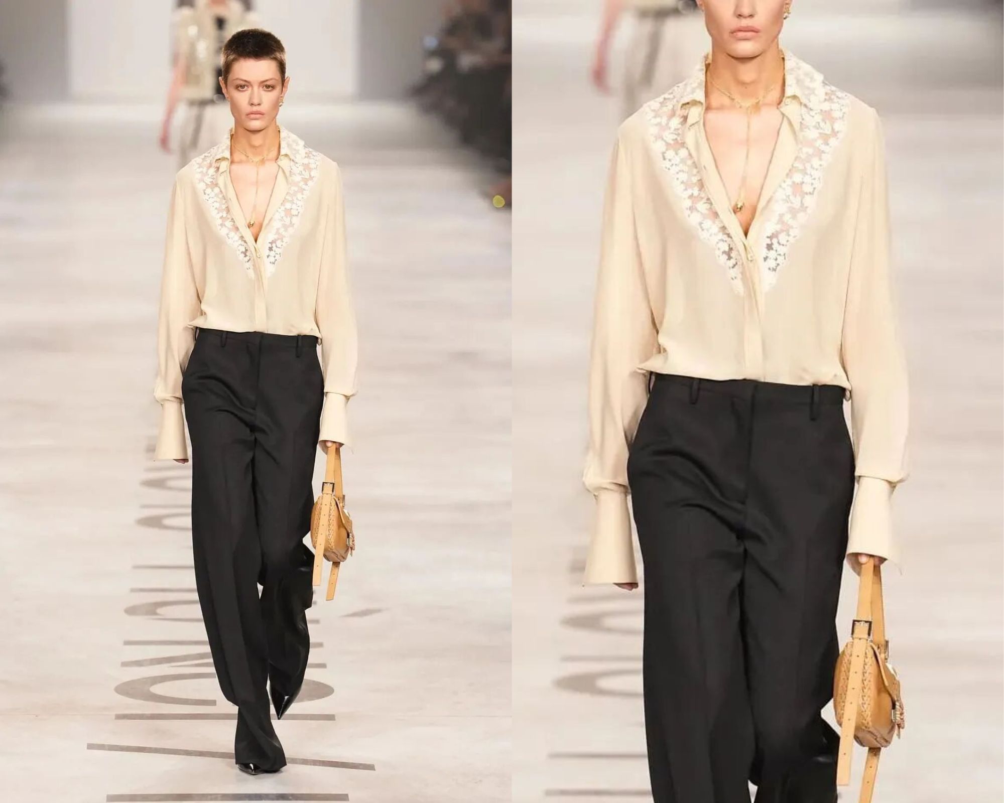 米兰时装周服装设计,FENDI 2026秋冬系列