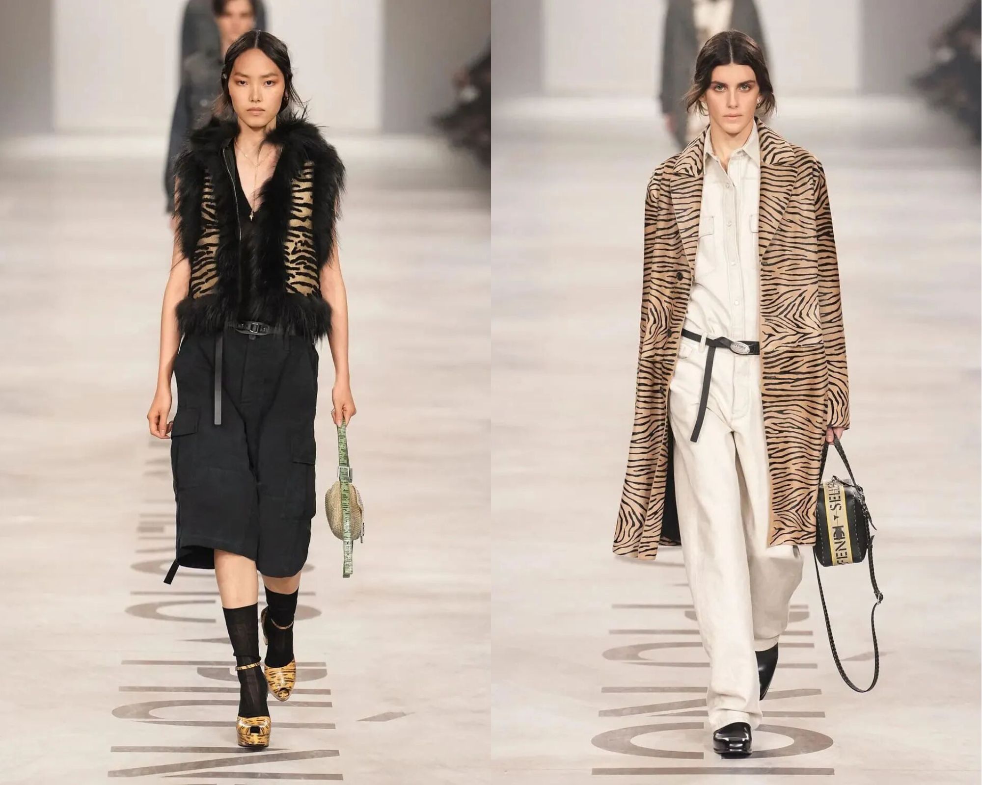 米兰时装周服装设计,FENDI 2026秋冬系列