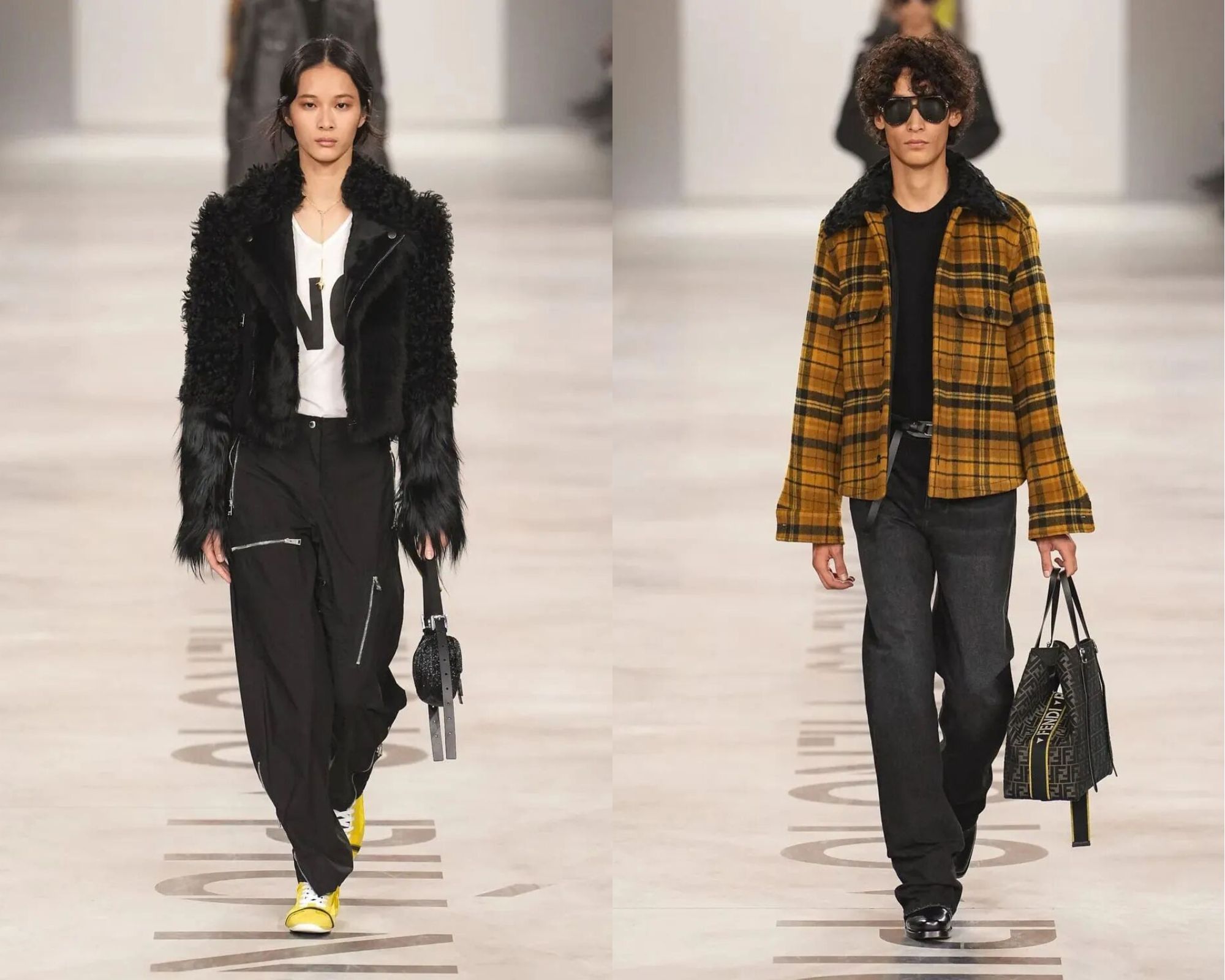 米兰时装周服装设计,FENDI 2026秋冬系列
