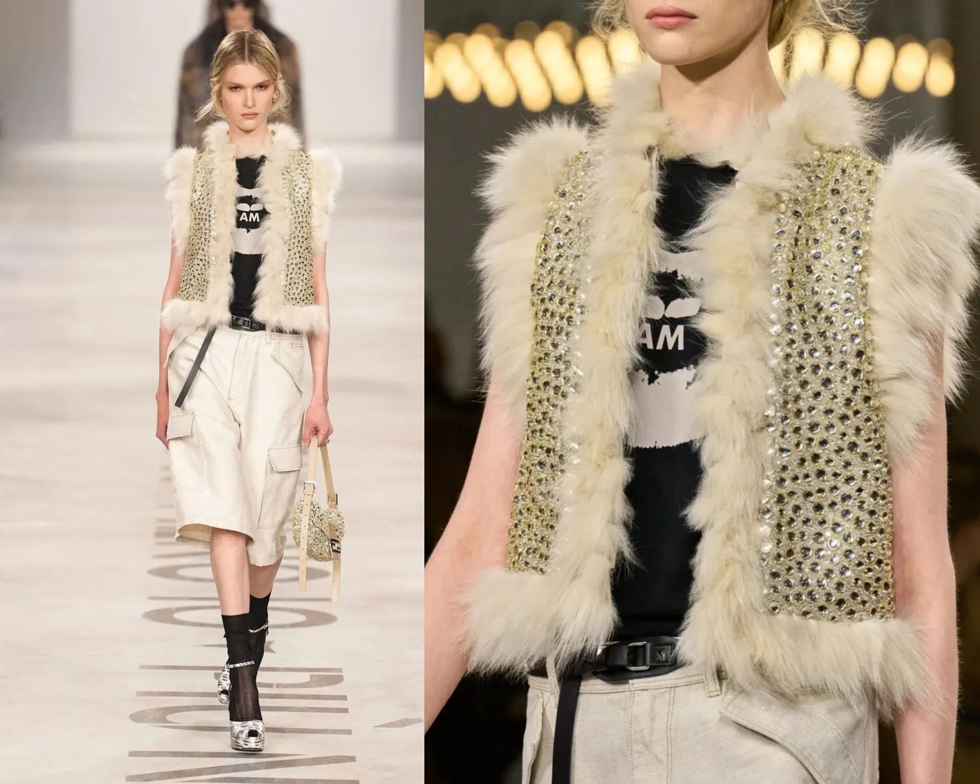 米兰时装周服装设计,FENDI 2026秋冬系列