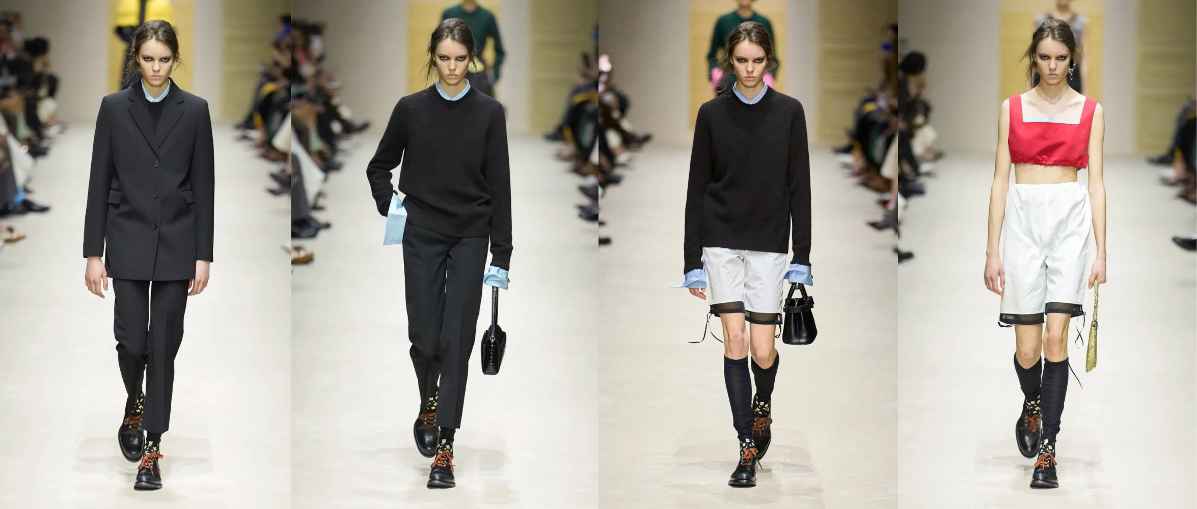 服装设计米兰时装周,Prada 2026秋冬系列