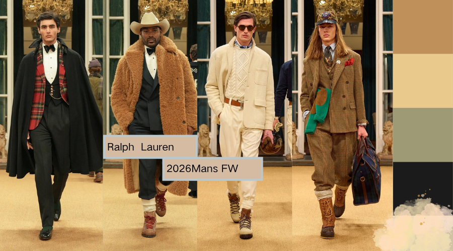 服装设计，男装穿搭灵感，Ralph Lauren2026秋冬男装系列秀