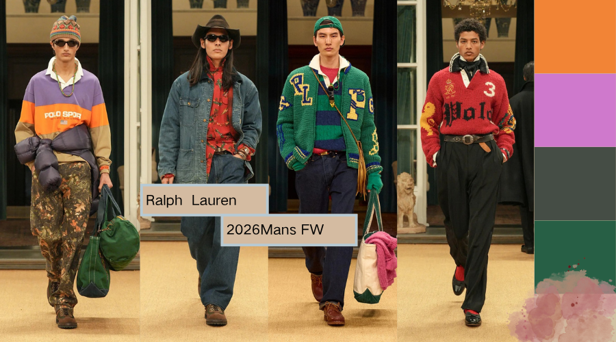 服装设计，男装穿搭灵感，Ralph Lauren2026秋冬男装系列秀