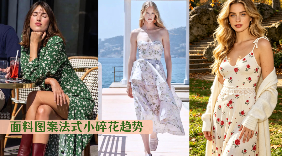 法式小碎花面料趋势，浪漫田园风印花设计与服饰开发指南